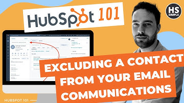 Excluding a Contact from your Email Communications