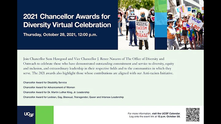 2021 Chancellor Awards for Diversity Virtual Celebration