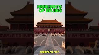 Highlights of Beijing: Great Wall, Forbidden City, Summer Palace, and more! #travel #china #history