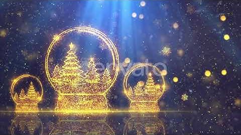 Christmas Snow Globe Background 3 | Motion Graphics - Envato elements
