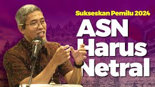 Sukseskan Pemilu 2024, Sekda Jateng Asn Harus Netral