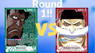 Tournament with commentary || Whitebeard vs Kinemon || One Piece TCG