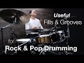 Useful Fills & Grooves for Rock/Pop Music - Drum Lesson