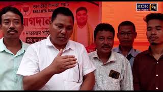 BJP JOINING DATARAM HATIO 16 NUKHUNGNI 67 VOTER LAMSOKKHA HASTER KASKU ABHISHEK SEB ROY