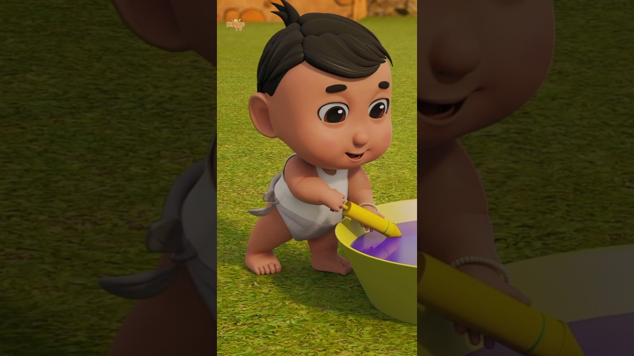 Holi Rhymes For Kids, होली है, Bachon Ki Kavita, Festival Of Colors, Holi Ke Rang 