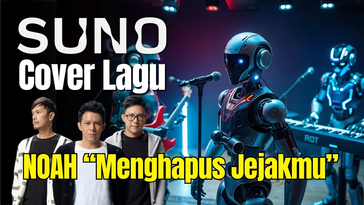Lagu NOAH Versi AI - Menghapus Jejakmu | SUNO AI Cover