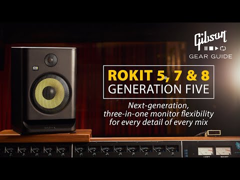 New KRK ROKIT Generation Five - 5, 7, and 8 Active Two-Way Studio Reference Monitors Demo