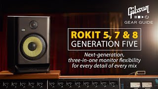 KRK ROKIT Generation Five  5, 7, and 8 Active TwoWay Studio Reference Monitors Demo