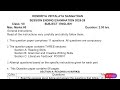 Class-7 English / Annual Exam 2026 Question Paper Session Ending PM SHRI KENDRIYA VIDYALAYA Term2