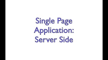 SPA - Server Side
