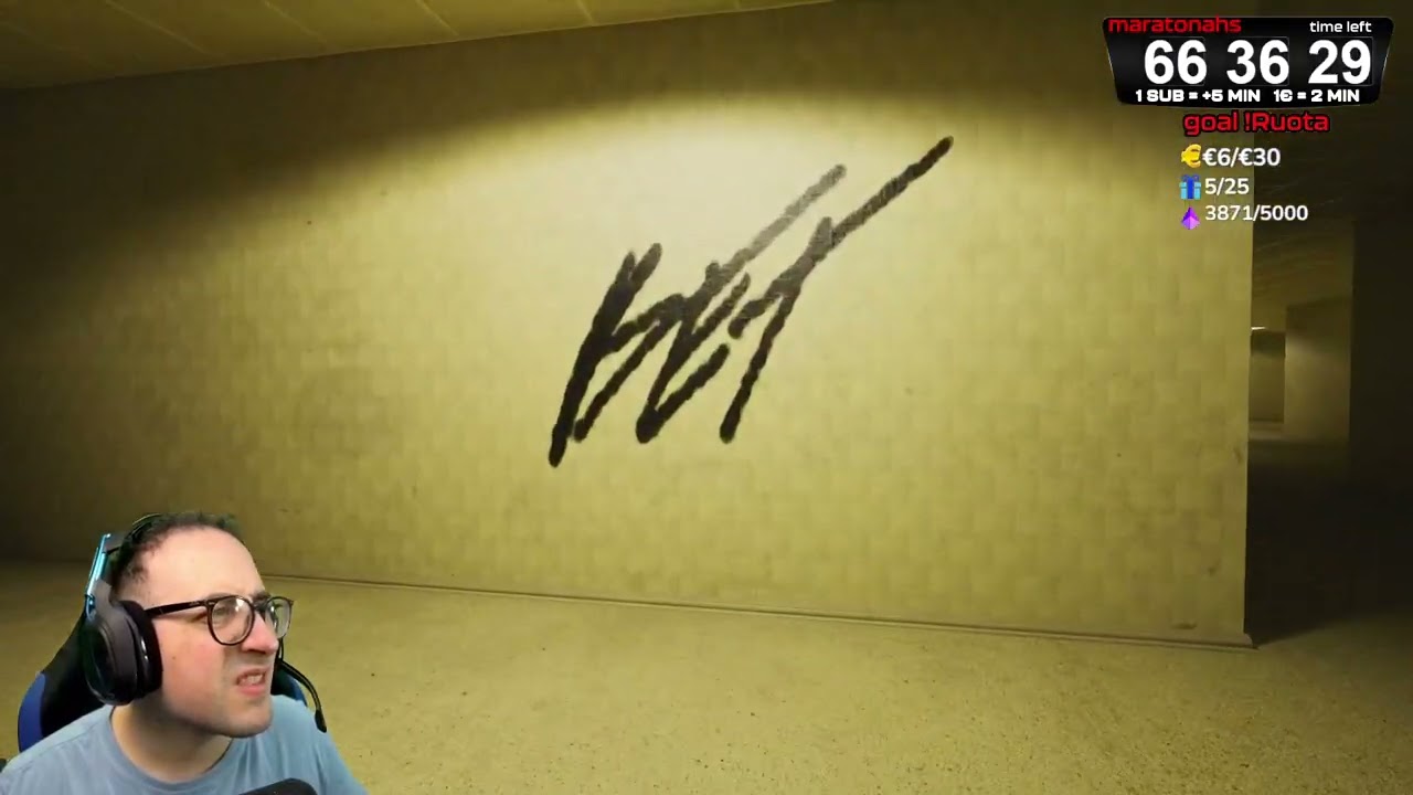 BACKROOMS : terrore , panico e ansia - MATTEOHS LIVE