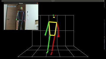 OpenVINO + Open3D + BlazePose 3D + USB Camera