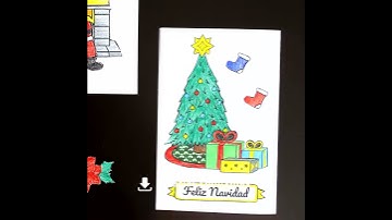 Kids DIY Christmas Card Idea (Free Multilingual Printable) - Box of ideas