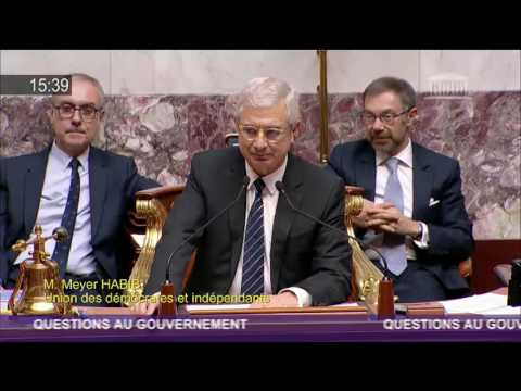 02112016 Questions au Gouvernement Meyer HABIB abstention de la France UNESCO