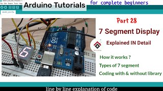 How to use 7 segment display with Arduino | 7 segment display counter[with CODE] | Tech at Home screenshot 2