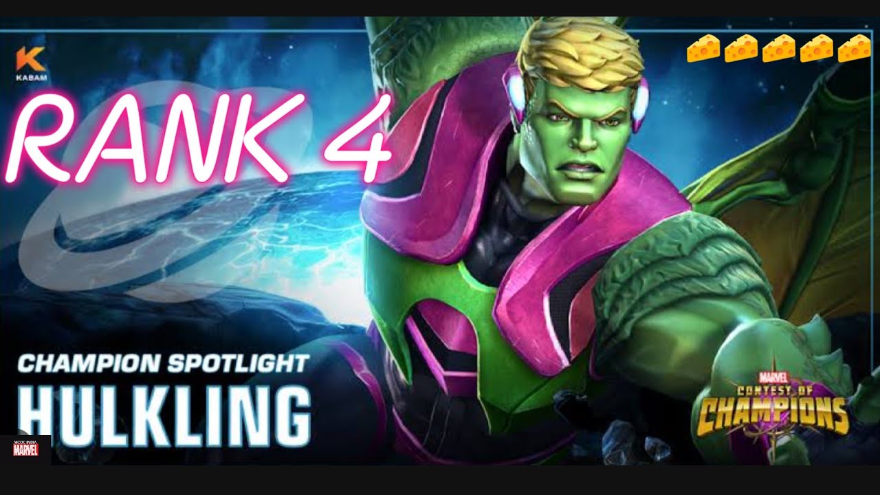 MCOC RANK 4 HULKLING TESTING 🤯"BEST DAMAGE OUTPUT"💯