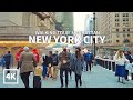 [4K] NEW YORK CITY - Walking Tour Manhattan, 5th Avenue, 42nd Street, Madison Ave & Lexington Avenue