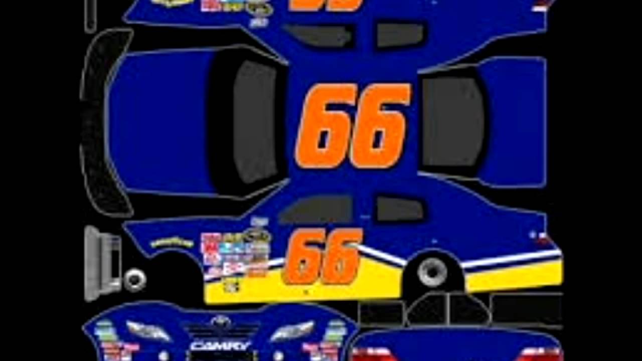 Blank NASCAR Car Template Blank NASCAR Car Template