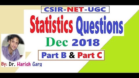 Statistics Questions Dec 2018 | Part B and C | Short Cut Tricks