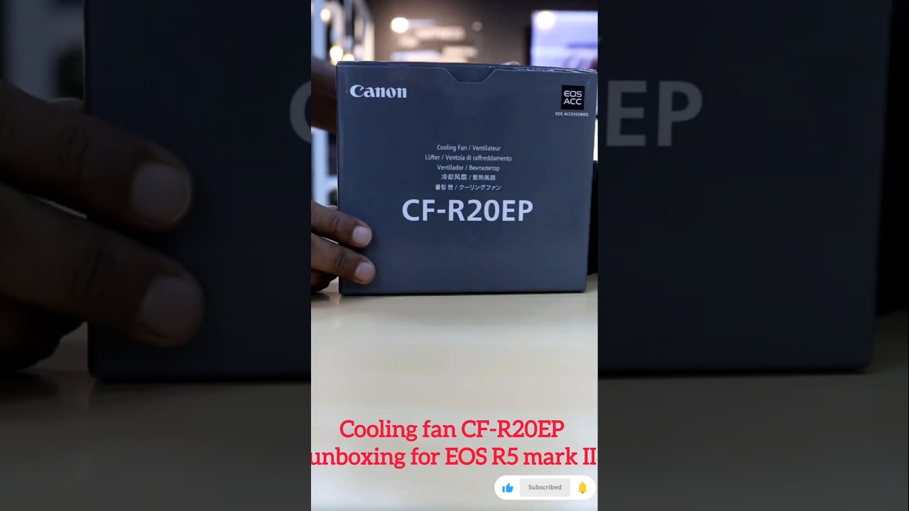 R5 mark ll battery grip with Cooling fan unboxing 