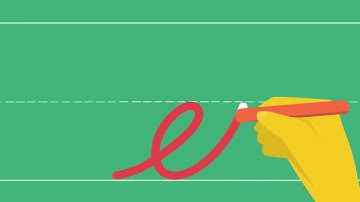 How to write a cursive letter “e” in lowercase