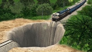 Trains vs Giant Pit – Train Simulator | Indian Railways screenshot 2