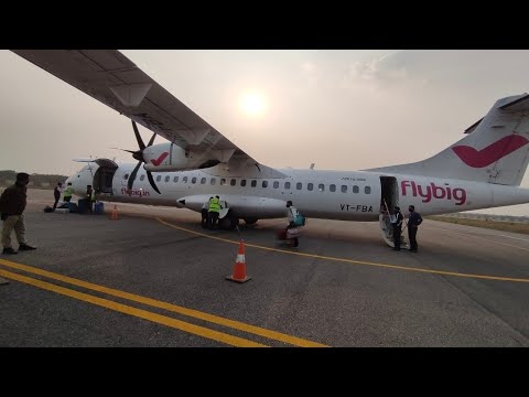 Rupsi airport  DHUBRI landing plane first time