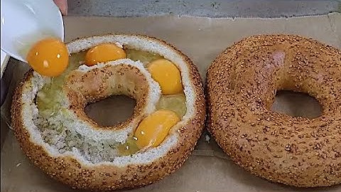 Kahvaltıya 5 dakikada pişirin. Hiç böyle Yumurta pişirdinizmi! Patatesli Yumurtalı Ekmek. Yumurta.