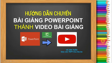 Chuyển bài giảng powerpoint thành video