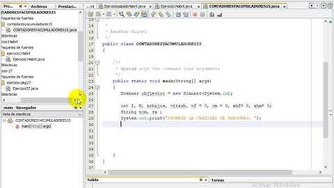 VIDEO1 JAVA CONTADORES Y ACUMULADORES 15