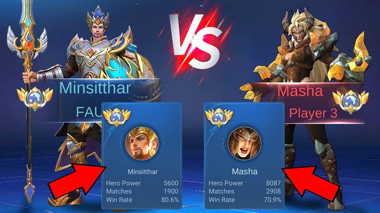 I met the best masha user in ranked game !! | Win or lose !??