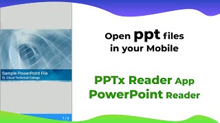 Open ppt file in Mobile | How to open Powerpoint file in Android Phone | Best ppt reader app screenshot 2