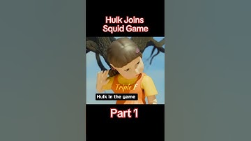 Hulk Joins Squid Game 😂 #funny #hulk #squidgame
