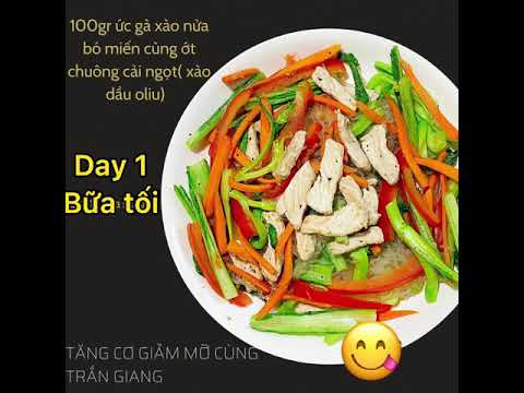 #1 Thực đơn giảm cân giảm mỡ tăng cơ cho 1 tuần Mới Nhất