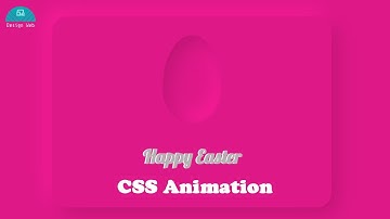 CSS animation Egg | Neumorphism Design | Happy Easter