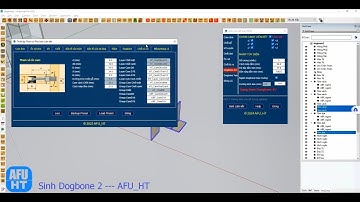 Giới thiệu về các loại Ngàm xương chó 1 và Ngàm xương chó 2 - Dogbone của AFU_HT Plugin sản xuất CNC