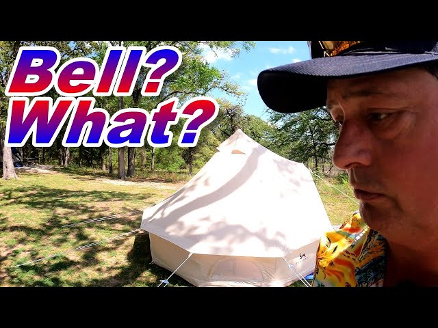Bell Tent Camping With The MC Canvas Tent Bell Tent - YouTube