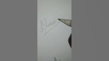 Aleena name signature, comment your name