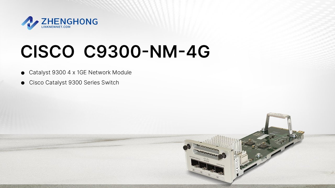 Cisco-Catalyst-9300-series-Module,C9300-NM-4G (on sale) - YouTube