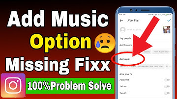 Add Music Option Not Showing on Instagram Post || Instagram Post Add Music Option missing Fixxed 😥
