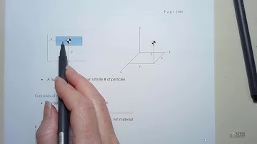 Statics - Center of Mass and Centroids Introduction
