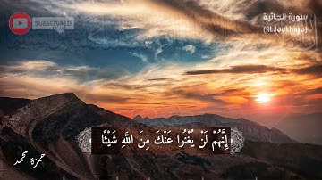 سورة الجاثية، بصوت القارئ حمزة محمد