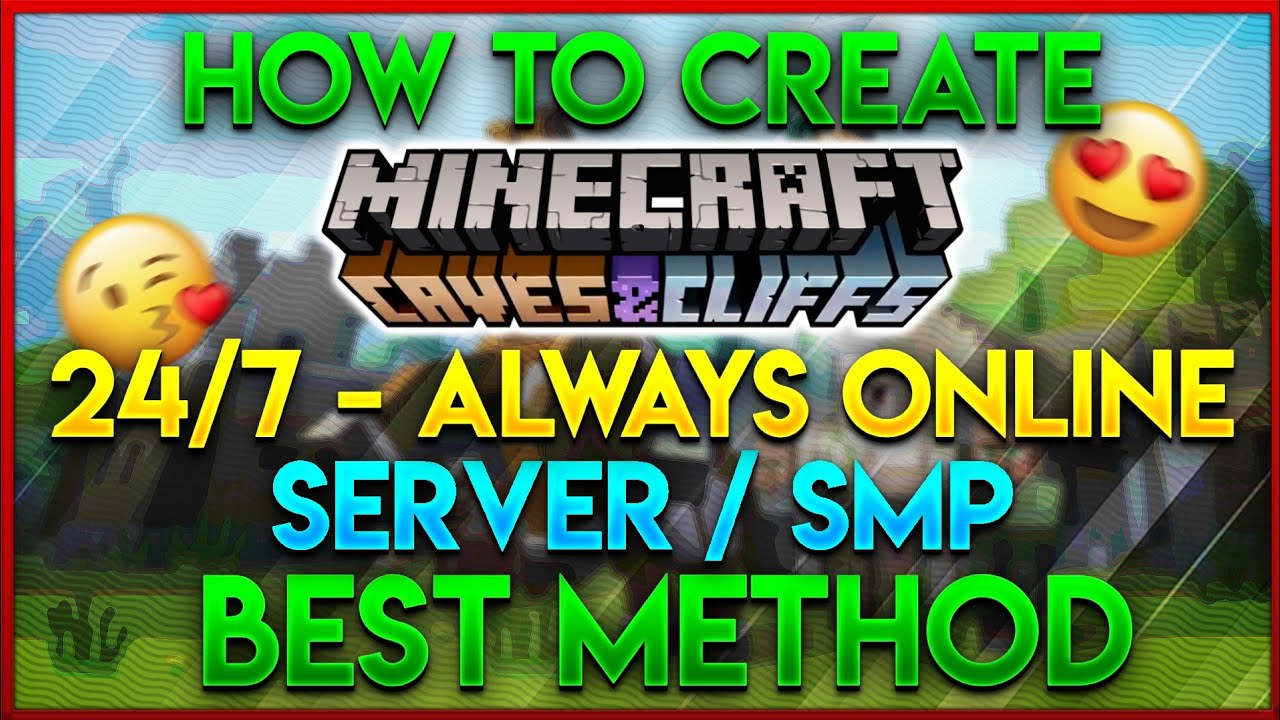 How To Create 24/7 - Always Online Minecraft 1.17 SMP / Server For Pocket /  Java Edition 