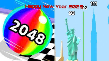 Ball Run 2048 vs Long Neck Run - All Levels Android,ios Gameplay Mobile.ep2