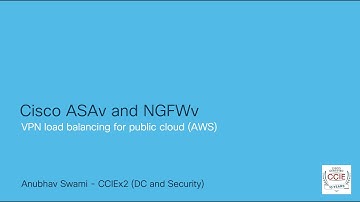 Cisco ASAv/NGFWv VPN Load Balancing with DNS (Route 53) in AWS.
