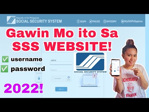Updated 2022 : CREATE YOUR USERNAME AND PASSWORD IN SSS ONLINE |Paano Gumawa SA cellphone at PC