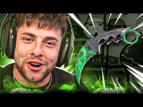 I UNBOXED A KARAMBIT DOPPLER EMERALD
