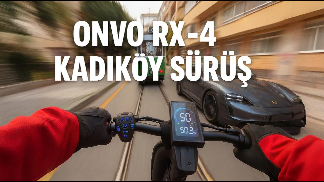 Onvo RX 4 Sokak sürüşü PERFORMANS   Scoojet rides