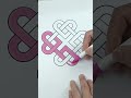 Simple & Satisfying Heart Mandala Coloring 🎨🩷✨ #asmr #satisfying #drawing #coloring #art #shorts