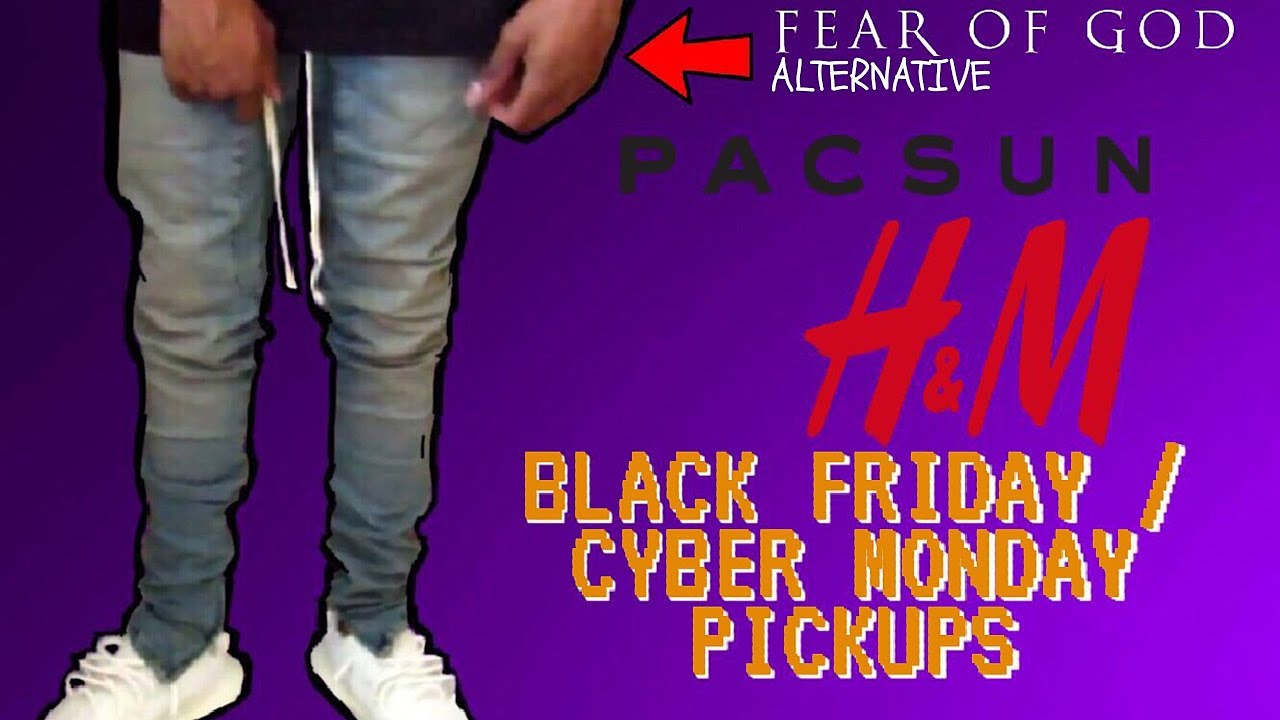 FOG ALTERNATIVE DENIM JEANS!! + MORE!! BLACK FRIDAY/CYBER MONDAY STEALS FROM PACSUN AND H&M